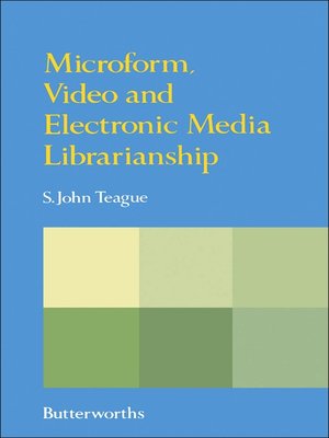 cover image of Microform, Video and Electronic Media Librarianship
